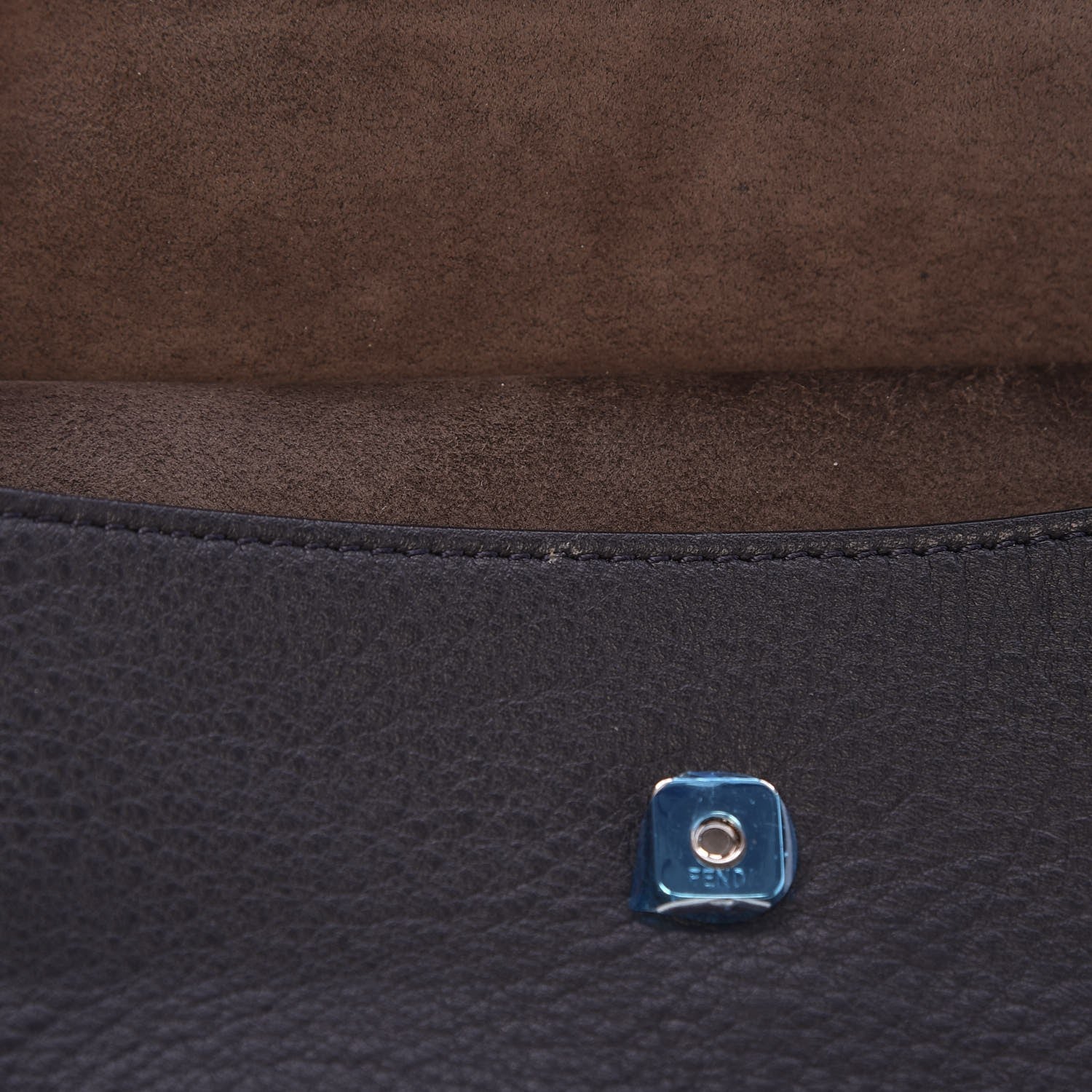 Fendi Vitello Dolce Hypnotic Micro Double Baguette Multicolor Blue Notte 13 of 14