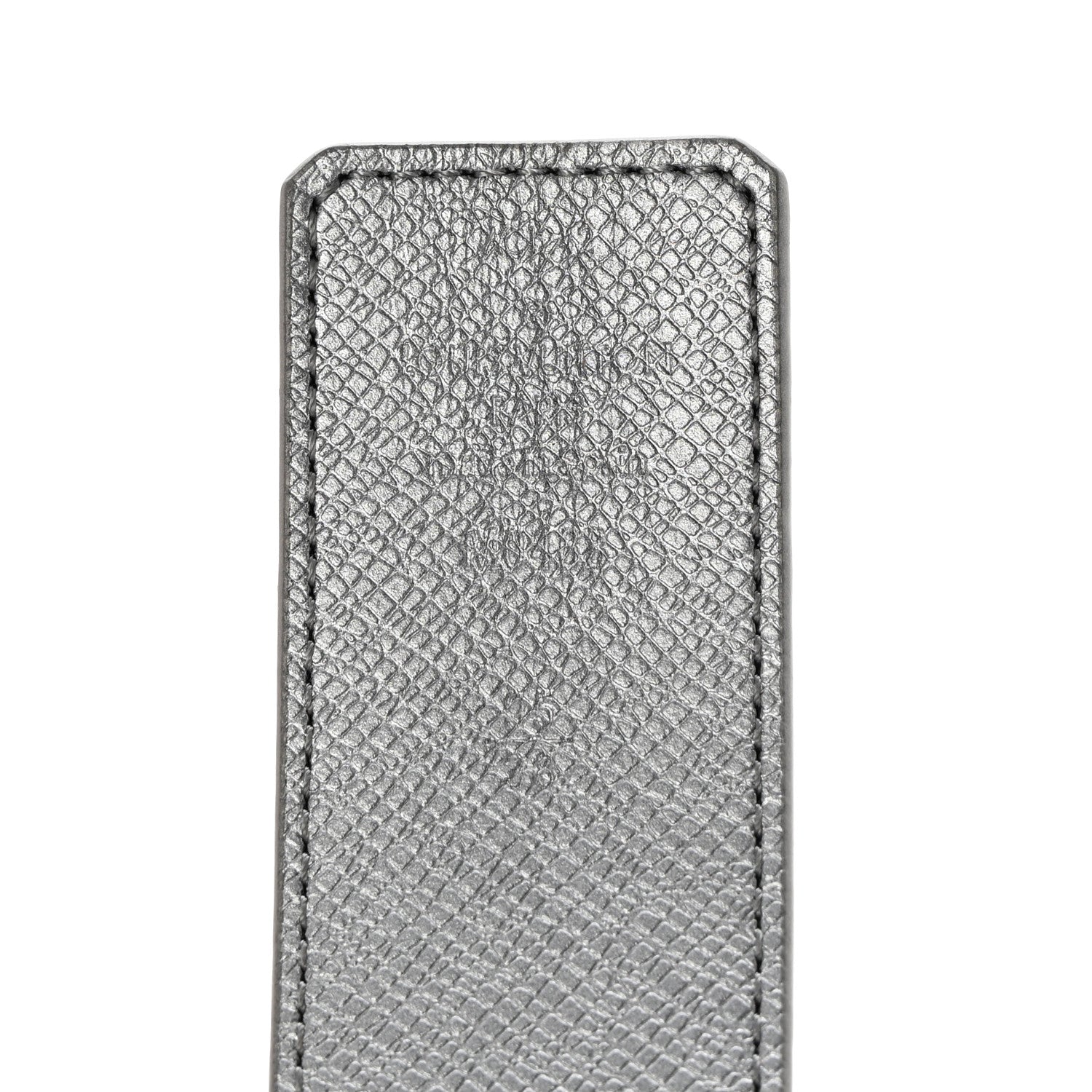 Louis Vuitton Monogram Reverse Taigarama 40mm Reversible LV Initiales Belt 95 38 Silver 3 of 6