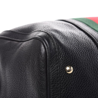 Gucci Calfskin Vintage Web Medium Boston Black 10 of 21