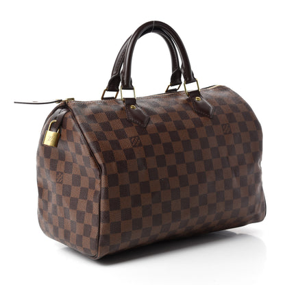 Louis Vuitton Damier Ebene Speedy 30 3 of 11