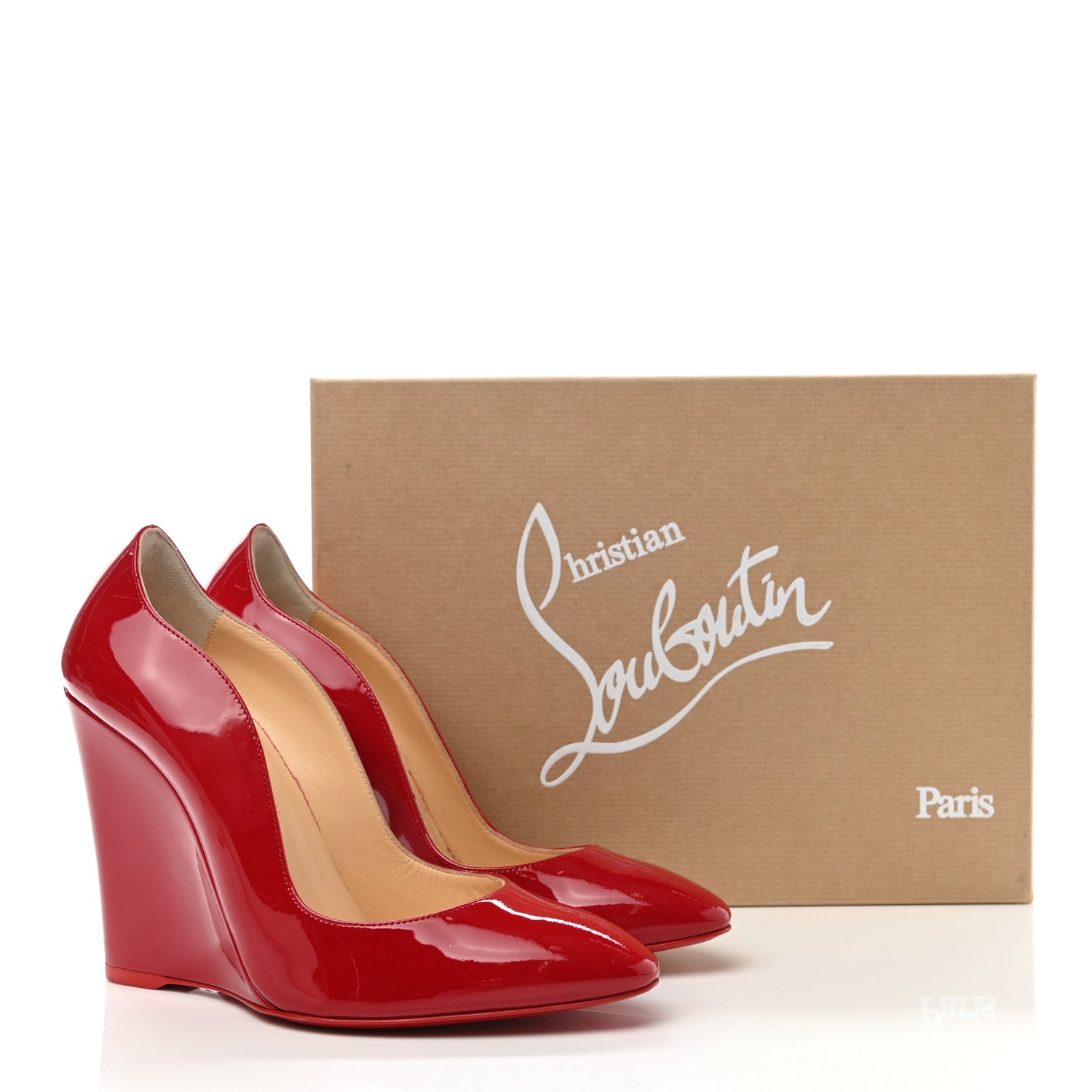 Christian Louboutin Patent Tanja 100 37 Loubi 9 of 9