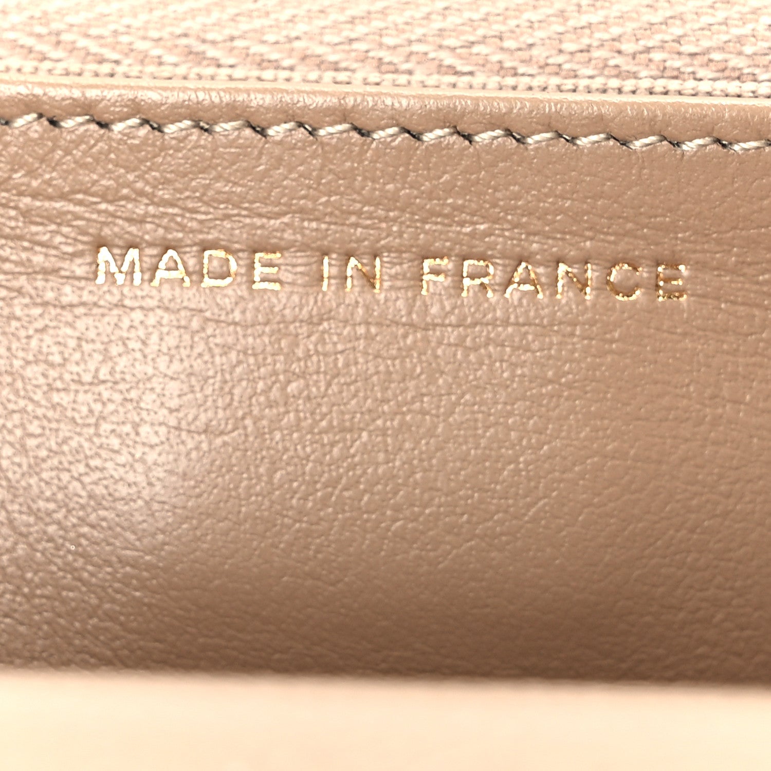 Chanel Metallic Caviar Quilted Wallet On Chain WOC Dark Gold 6 of 10