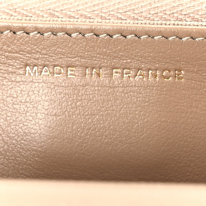 Chanel Metallic Caviar Quilted Wallet On Chain WOC Dark Gold 6 of 10