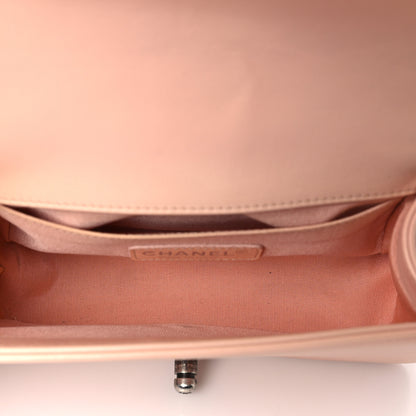 Chanel Lambskin Quilted Small Boy Flap Light Pink 5 of 12