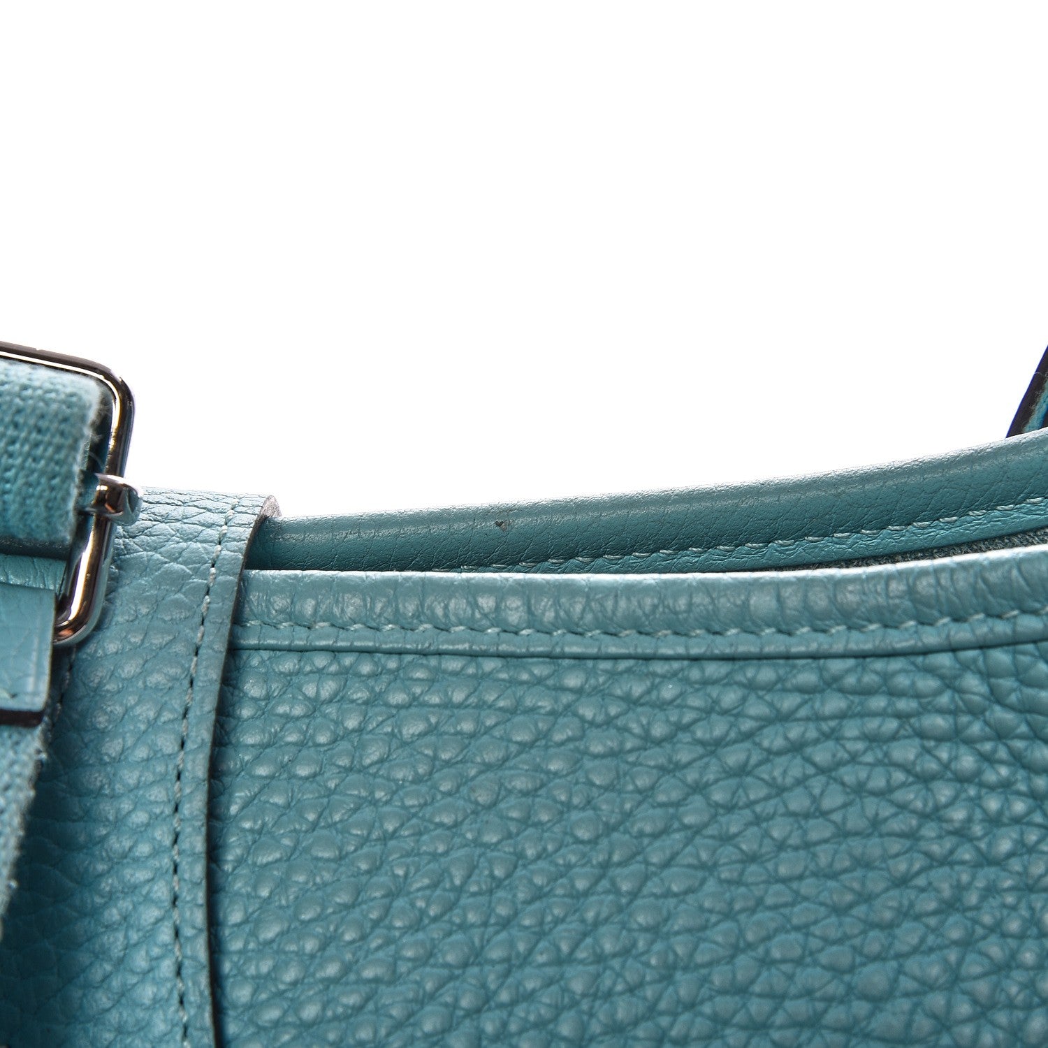 Hermes Taurillon Clemence Evelyne III PM Bleu Atoll 17 of 19