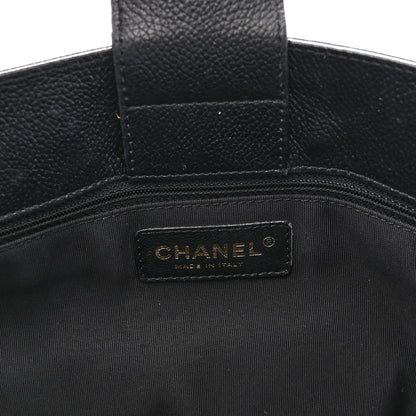 Chanel Calfskin Cerf Executive Shopper Tote Black 5 of 9