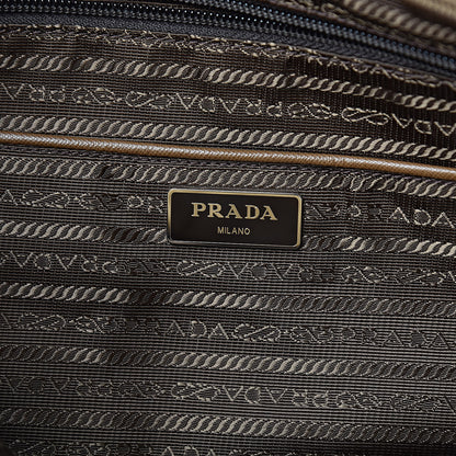 Prada Tessuto Nylon Saffiano Vela Tote Tobacco 6 of 11