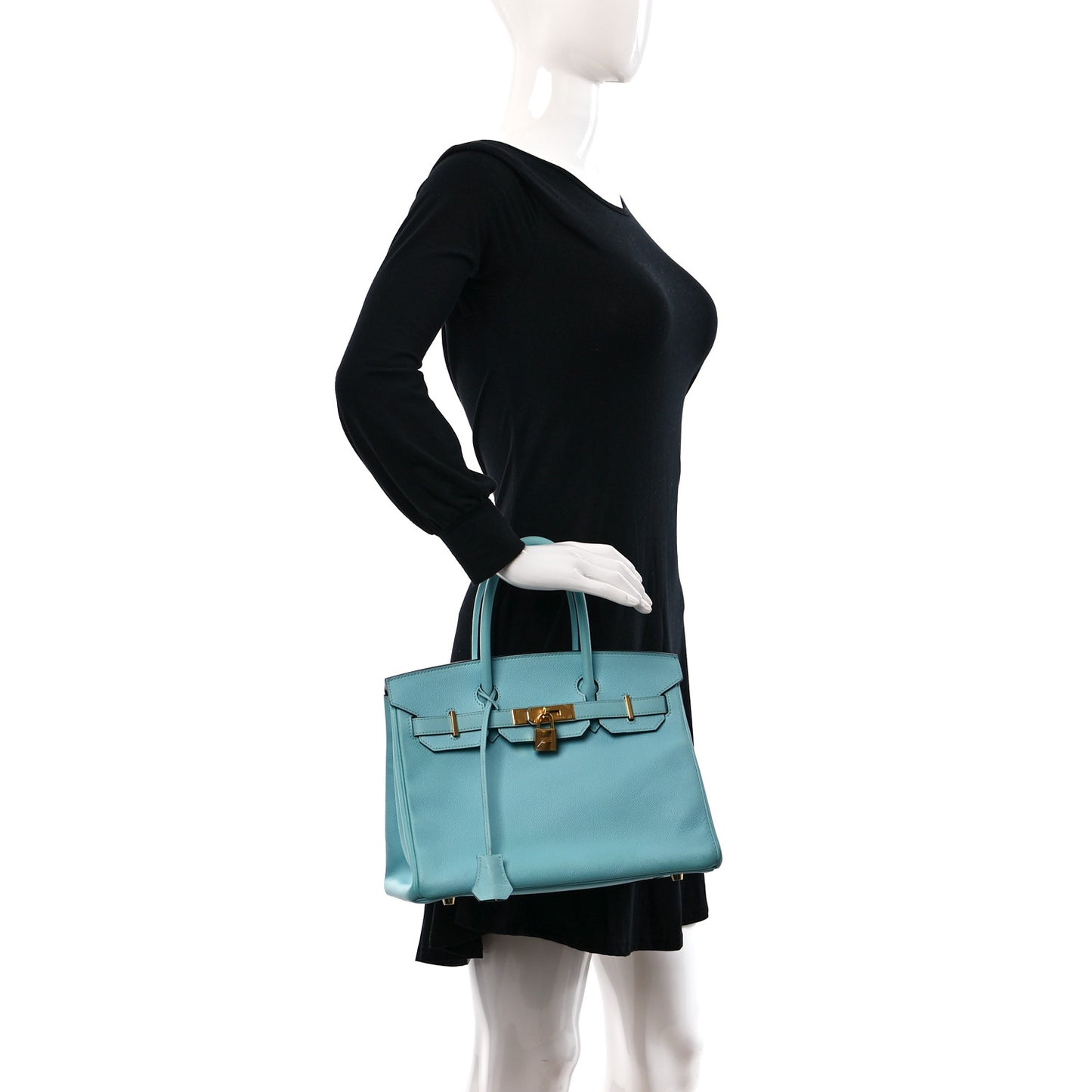 Epsom BIRKIN 30 Bleu Atoll