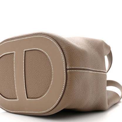 Hermes Taurillon Clemence Swift In-The-Loop 23 Bag Etoupe 10 of 11