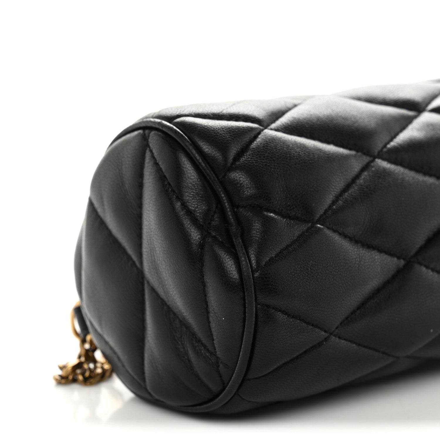 Saint Laurent Lambskin Monogram Mini Sade Tube Bag Black 9 of 10