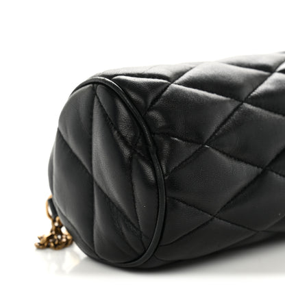 Saint Laurent Lambskin Monogram Mini Sade Tube Bag Black 9 of 10