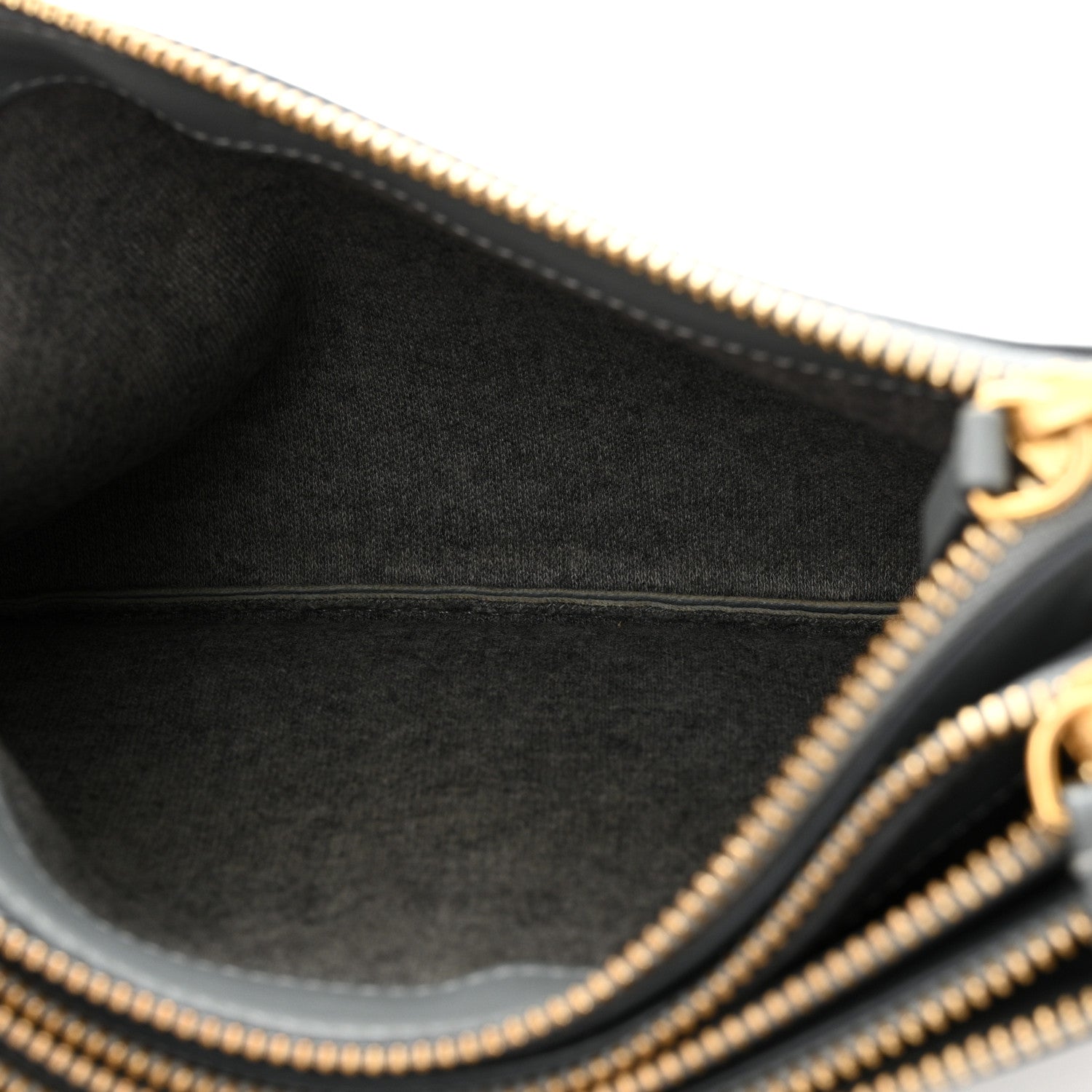Celine Lambskin Small Trio Crossbody Bag Smoke 5 of 13