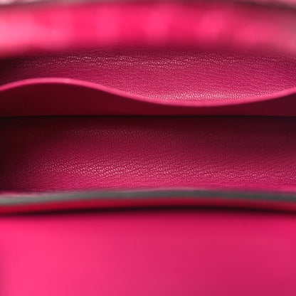 Louis Vuitton Taurillon Crocodile Capucines Mini Rose Pondichery 6 of 10