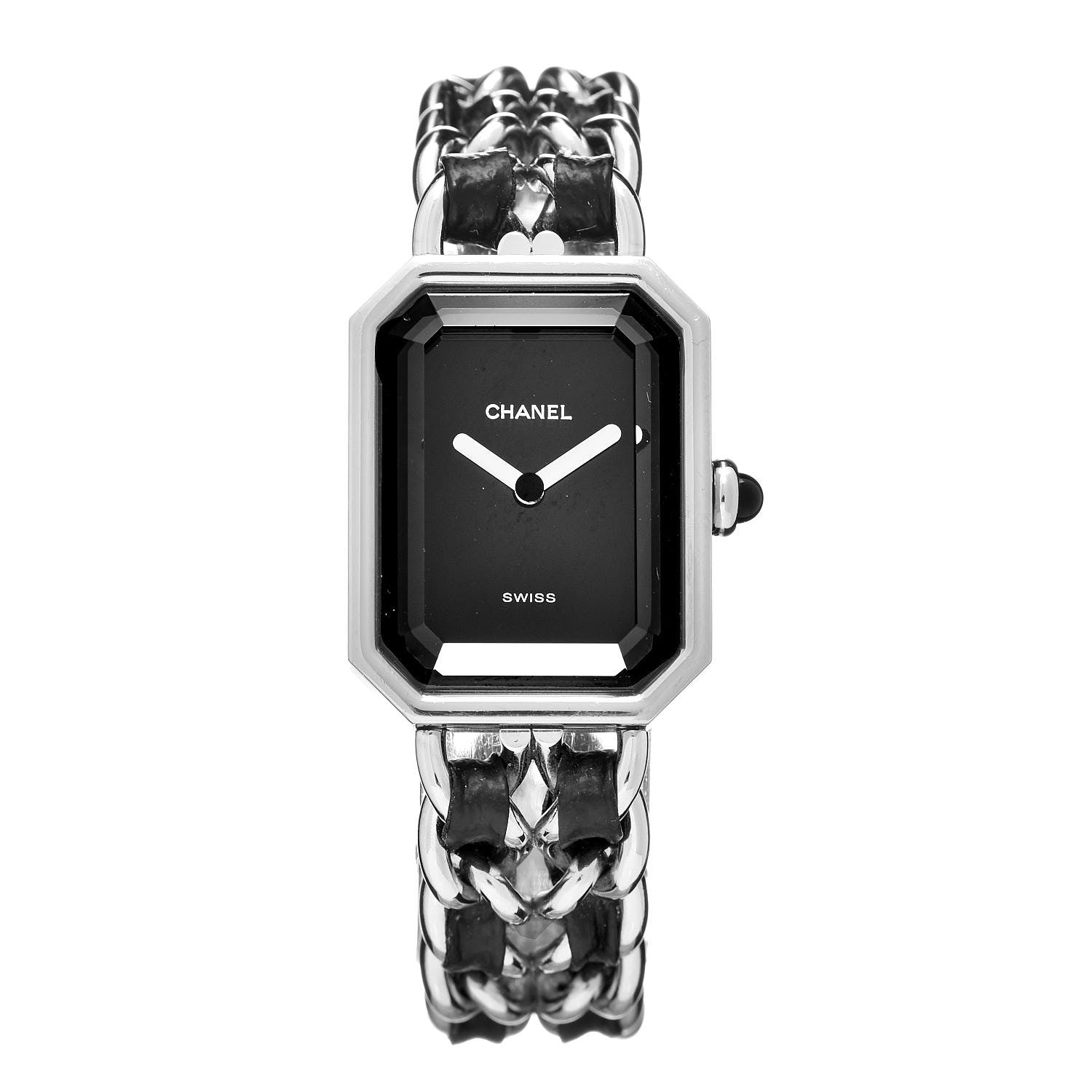 Chanel Stainless Steel Lambskin 20mm Chain Premiere Quartz Watch M 1 of 10