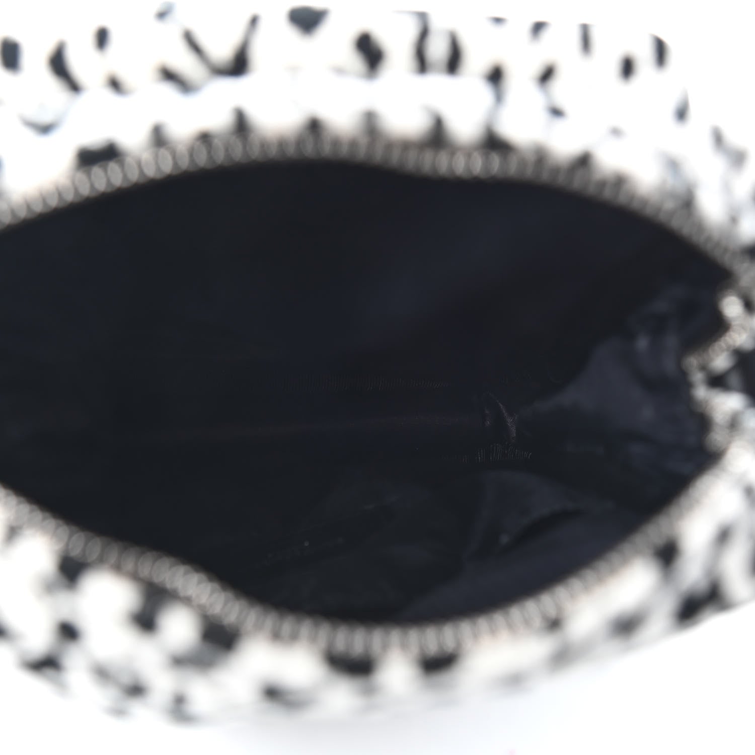 Saint Laurent Canvas Leopard Print Sid Messenger Bag Black White 5 of 8