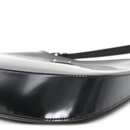 Prada Spazzolato Cleo Shoulder Bag Black 9 of 10