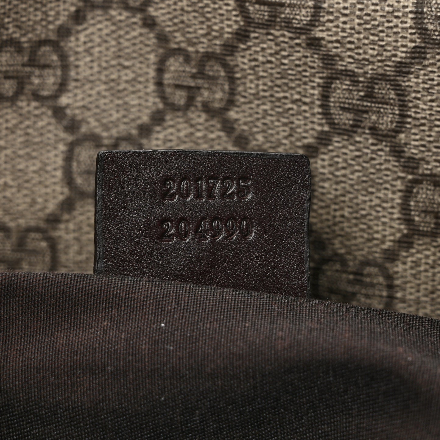 GG Plus Monogram Large Double Buckle Flap Messenger Bag Beige Dark Brown