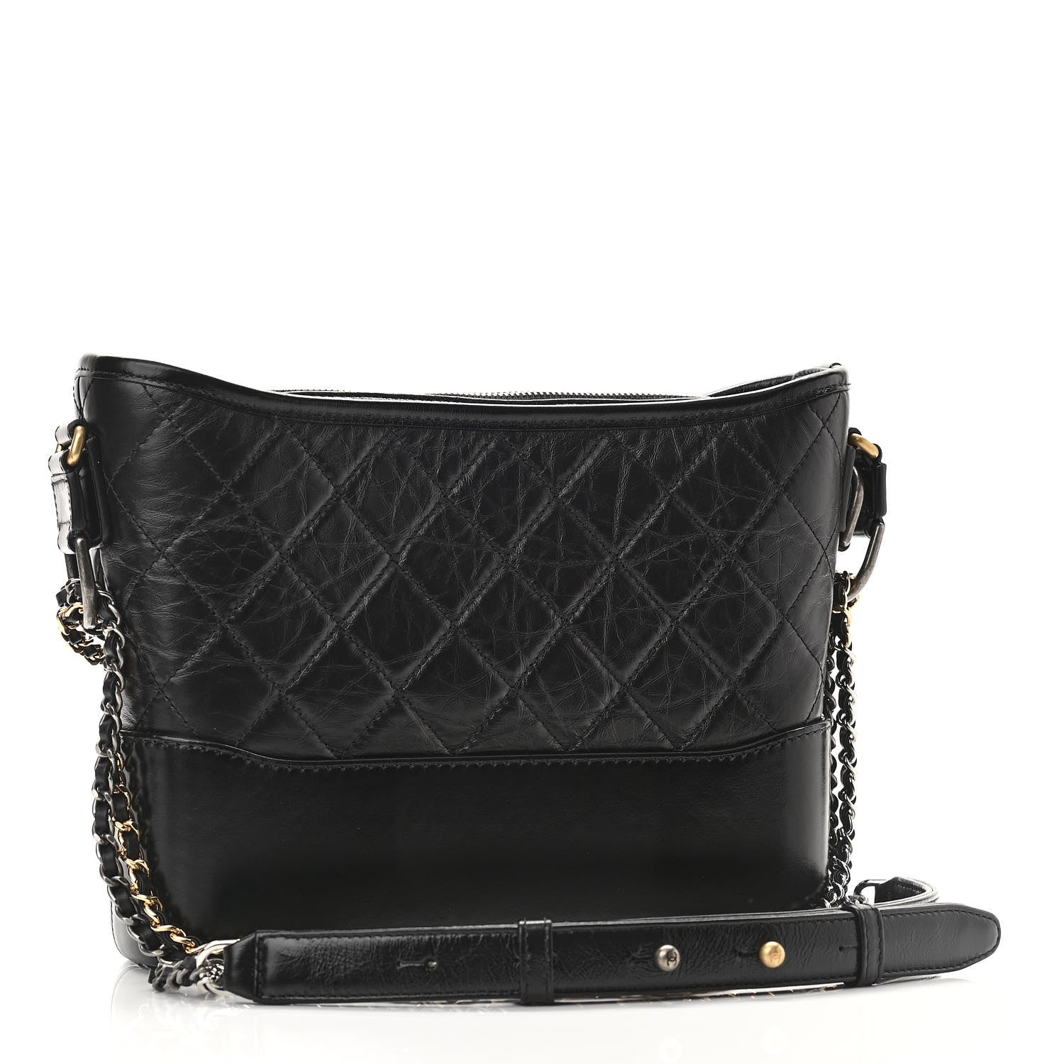 Chanel Aged Calfskin Medium Gabrielle Hobo Black 3 of 11