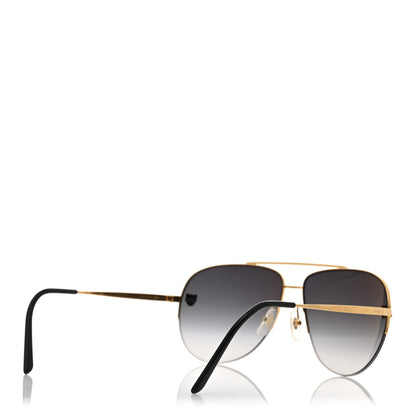 Cartier Panthere De Cartier Aviator Sunglasses CT0065S Gold 4 of 7