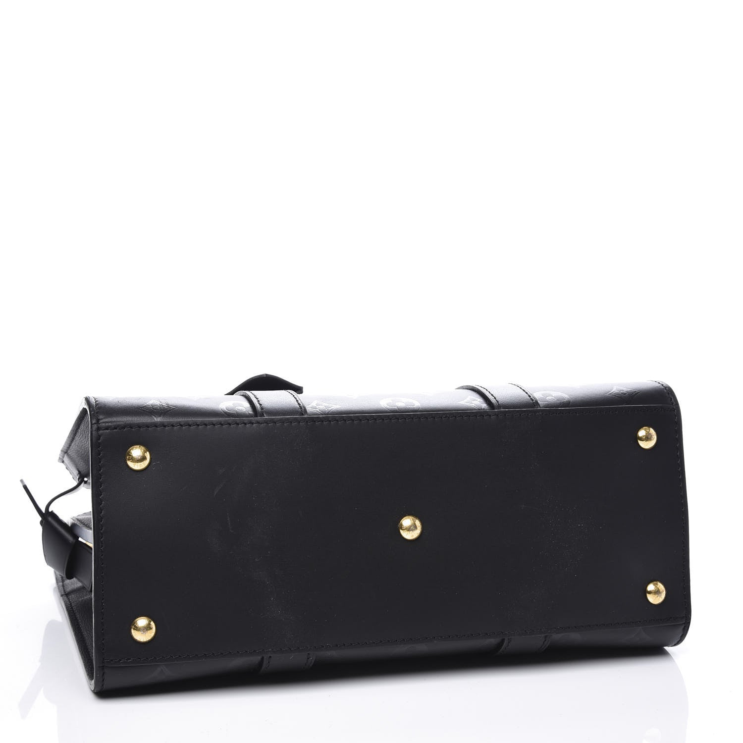 Louis Vuitton Monogram Cuir Plume Very Tote MM Black 3 of 10