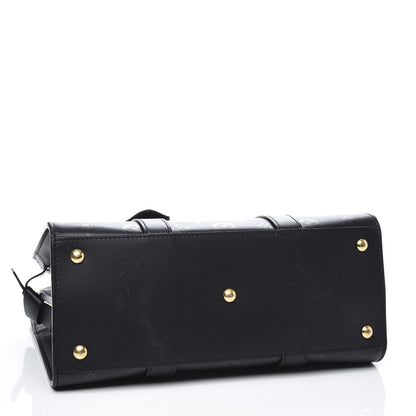 Louis Vuitton Monogram Cuir Plume Very Tote MM Black 3 of 10