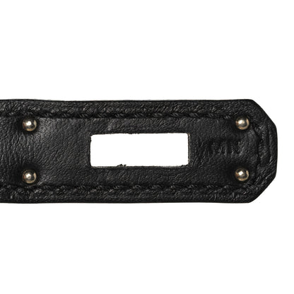 Hermes Swift Kelly Cut Clutch Pochette Black 22 of 29