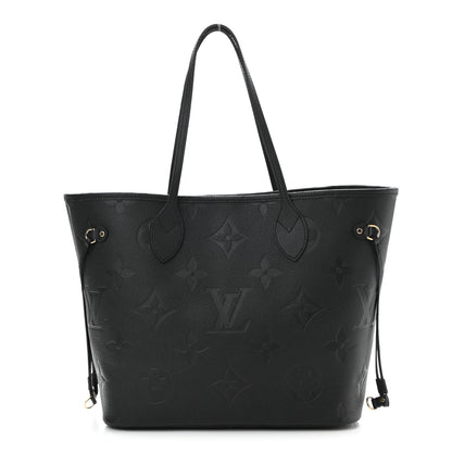Louis Vuitton Empreinte Monogram Giant Neverfull MM Black 4 of 11