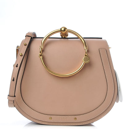 Chloe Calfskin Suede Medium Nile Bracelet Bag Biscotti Beige 1 of 6