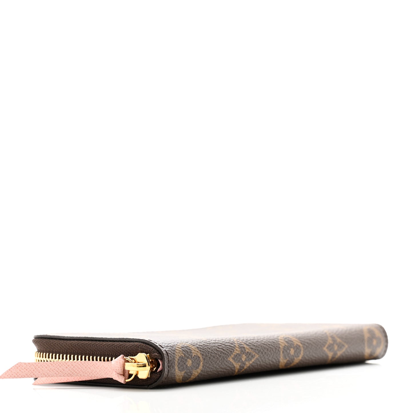 Monogram Clemence Wallet Rose Ballerine