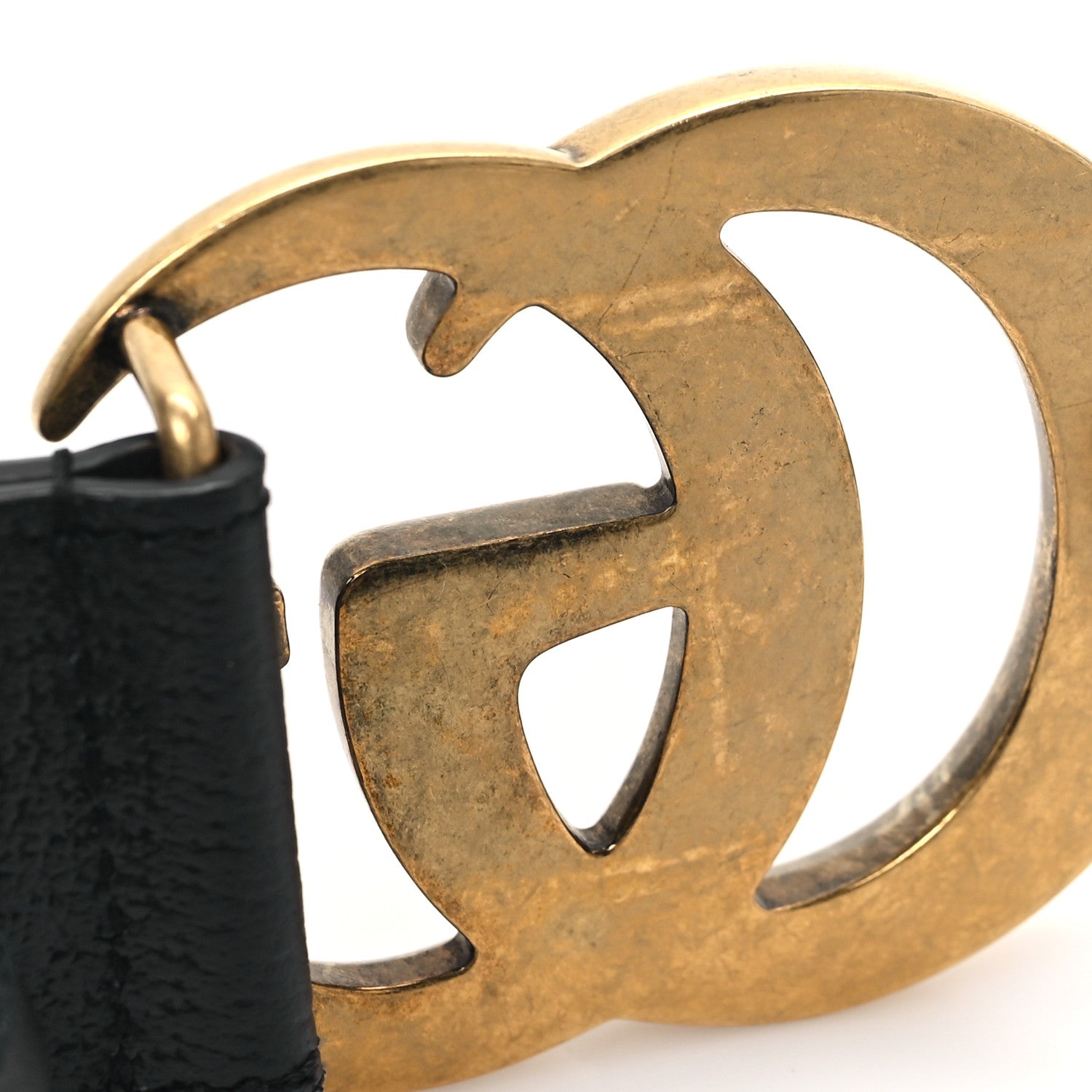 Gucci Textured Calfskin Double G 40mm Belt 90 36 Black 5 of 5