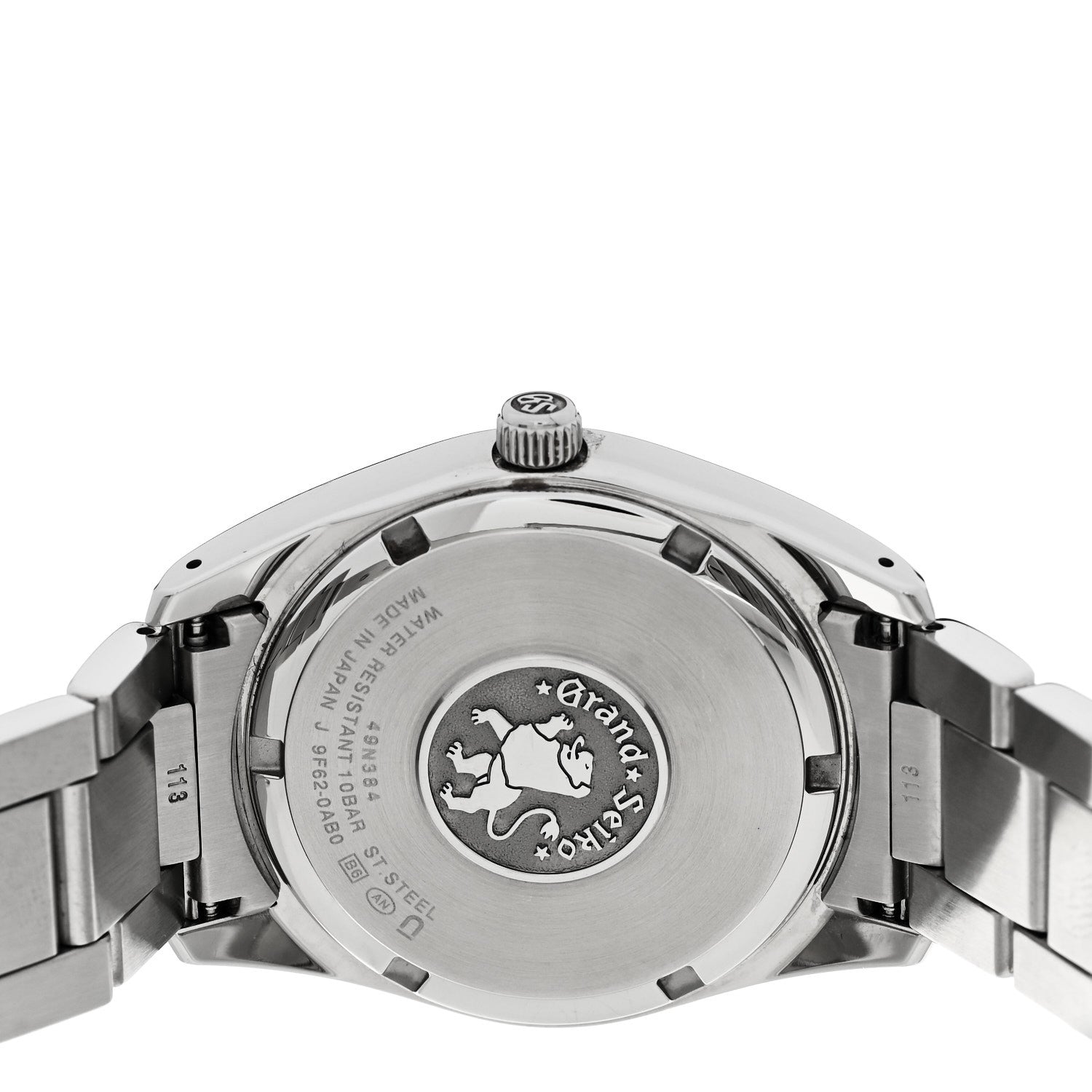 Grand Seiko Stainless Steel 37mm Heritage Collection Quartz Watch Black SBGX261 4 of 4