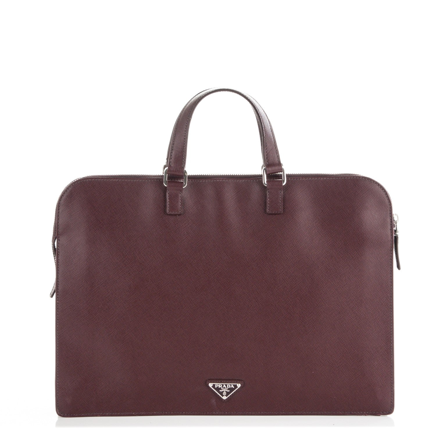 Prada Saffiano Travel Briefcase Granato 1 of 6