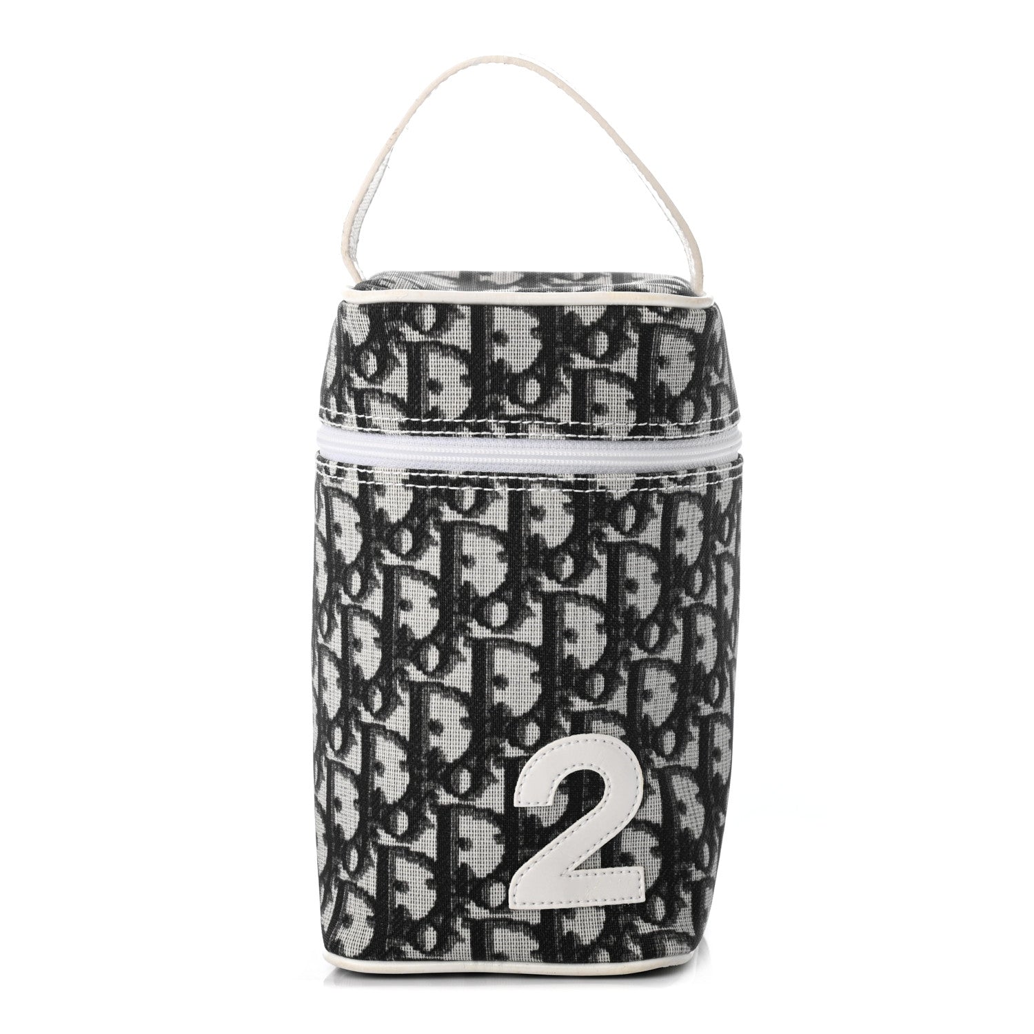 Christian Dior Monogram Vanity Case Black White 1 of 10
