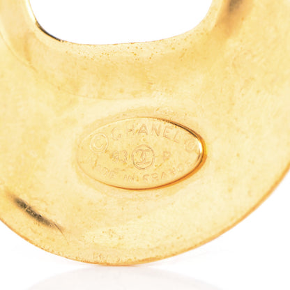 Chanel CC Clip On Earrings Gold 5 of 5
