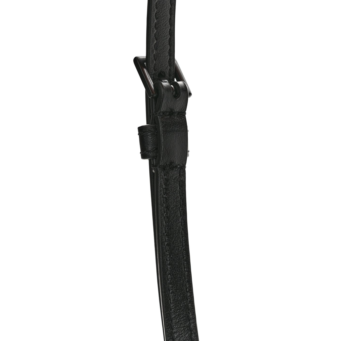Calfskin Y Quilted Monogram Monochrome Toy Loulou Crossbody Bag Black