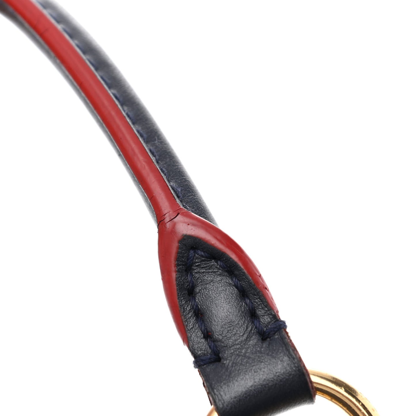 Empreinte V Tote MM Marine Rouge
