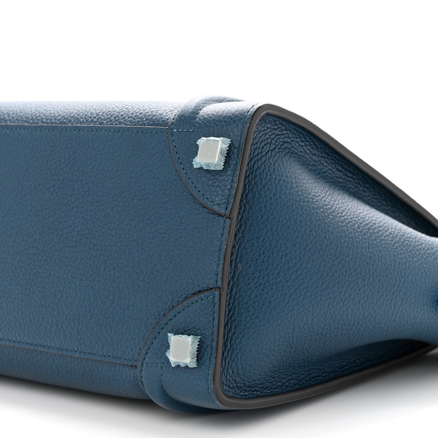 Celine Drummed Calfskin Micro Luggage Orage 10 of 12