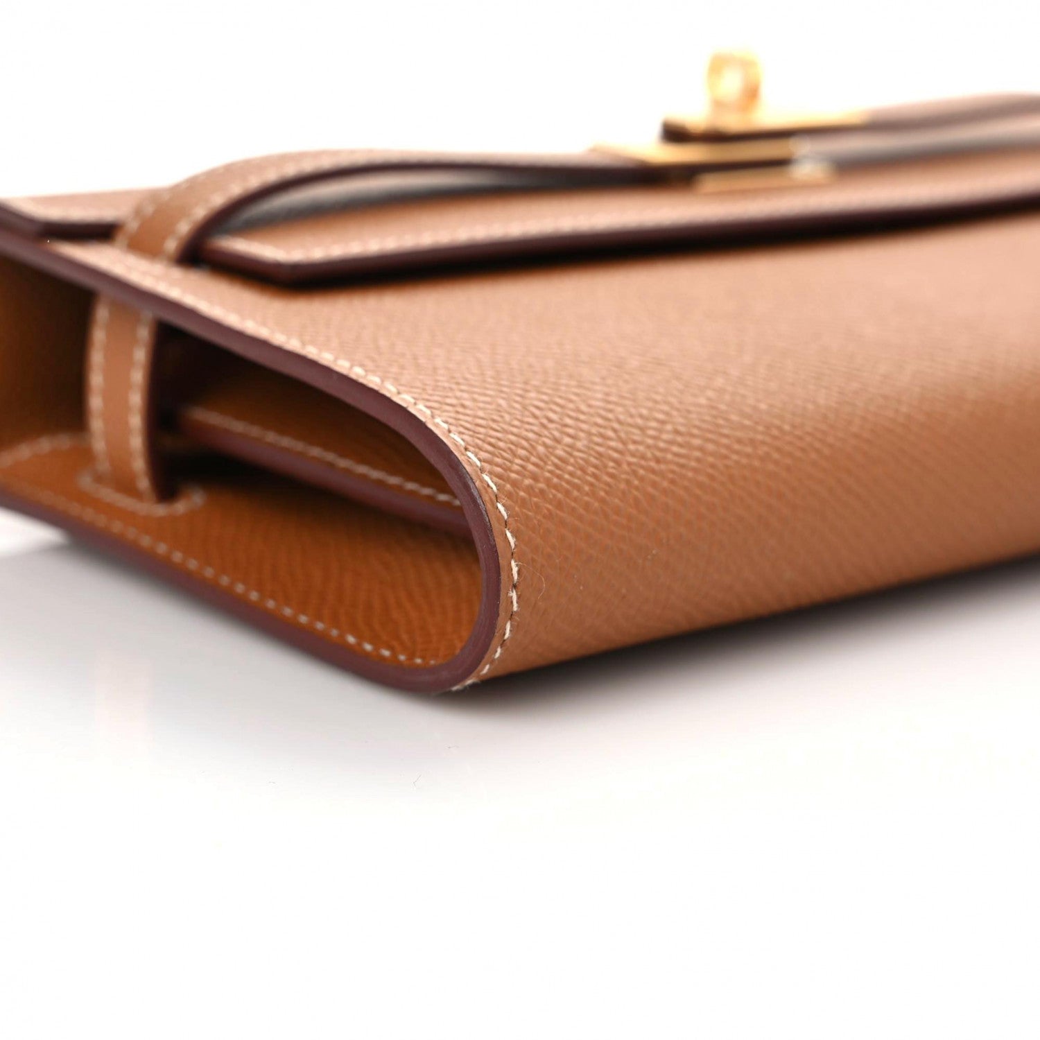 Hermes Epsom Kelly Wallet To Go Gold 5 of 9