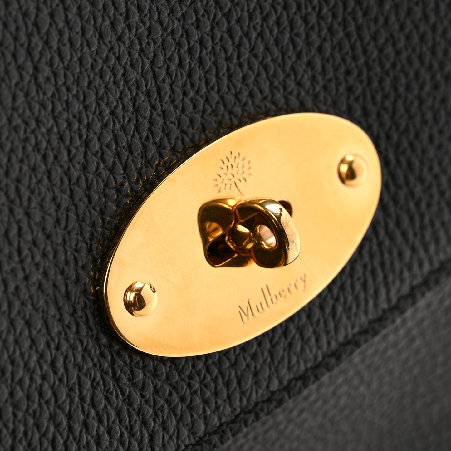 Small Classic Grain Calfskin Mini Bayswater Backpack Black