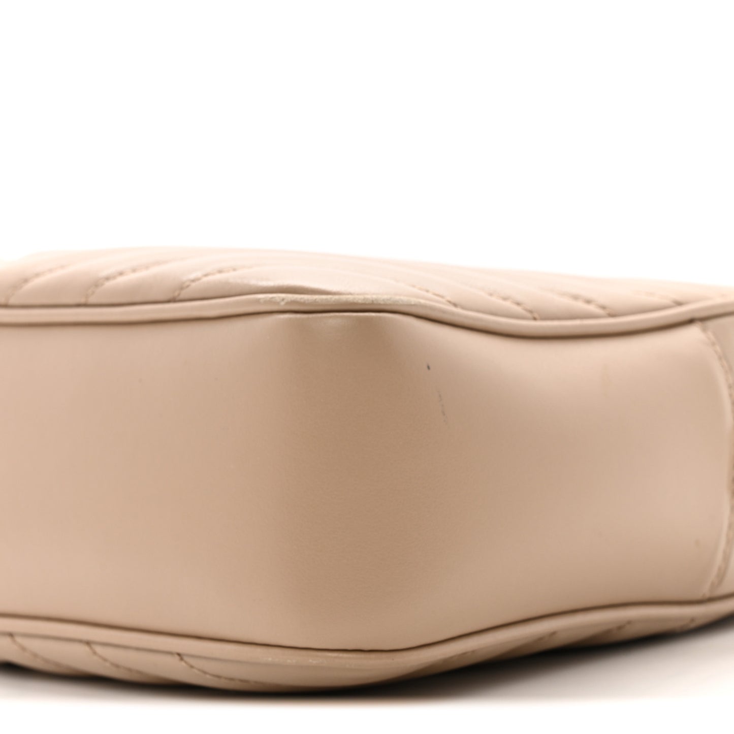 Calfskin Matelasse Monogram Lou Camera Bag Nude Powder