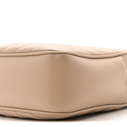 Saint Laurent Calfskin Matelasse Monogram Lou Camera Bag Nude Powder 9 of 16