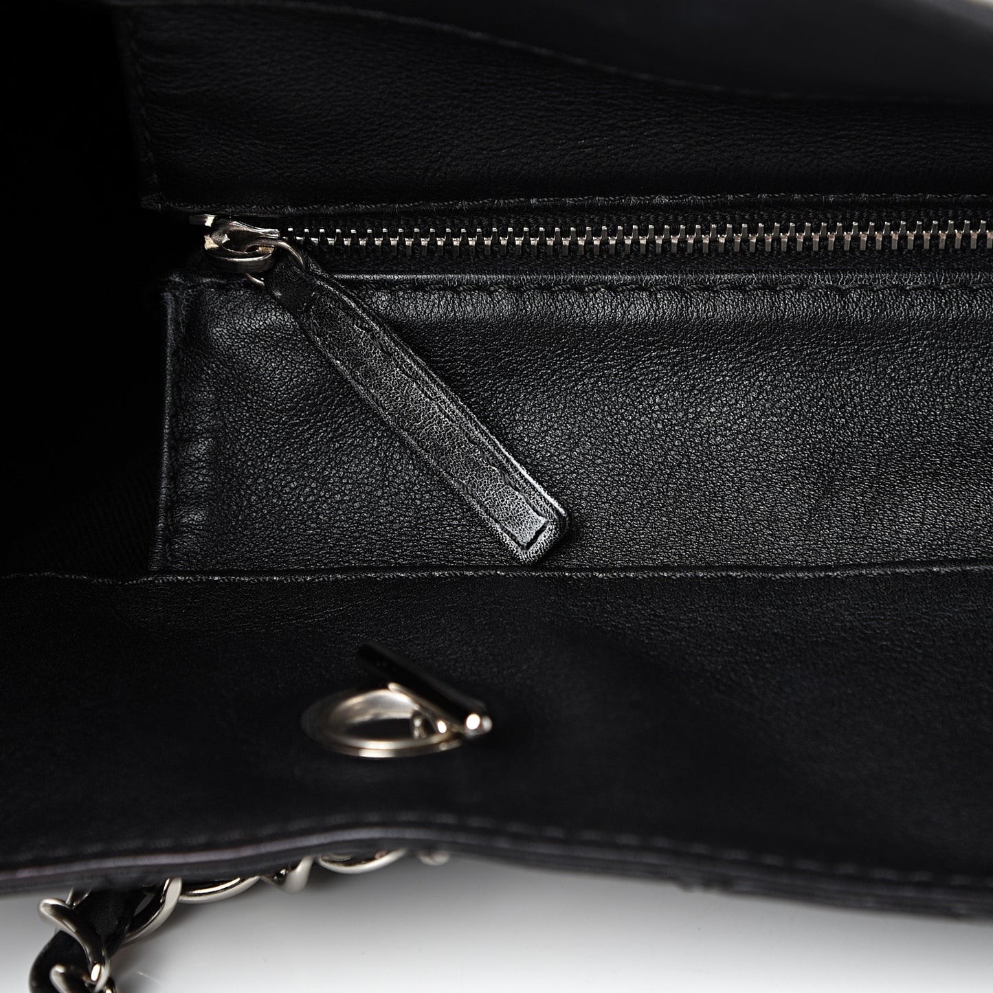 Calfskin Quilted In The Business North South Tote Black