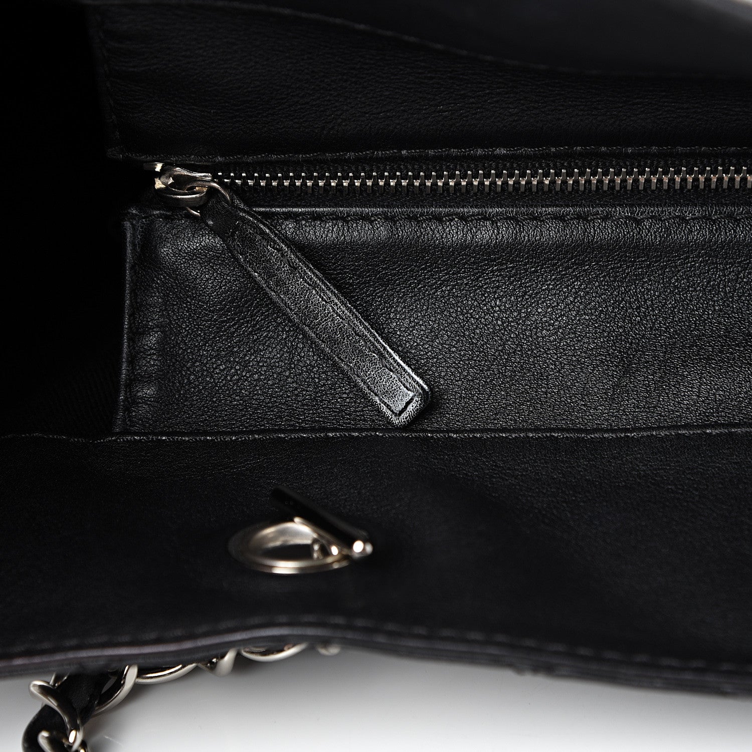 Chanel Calfskin Quilted In The Business North South Tote Black 12 of 12