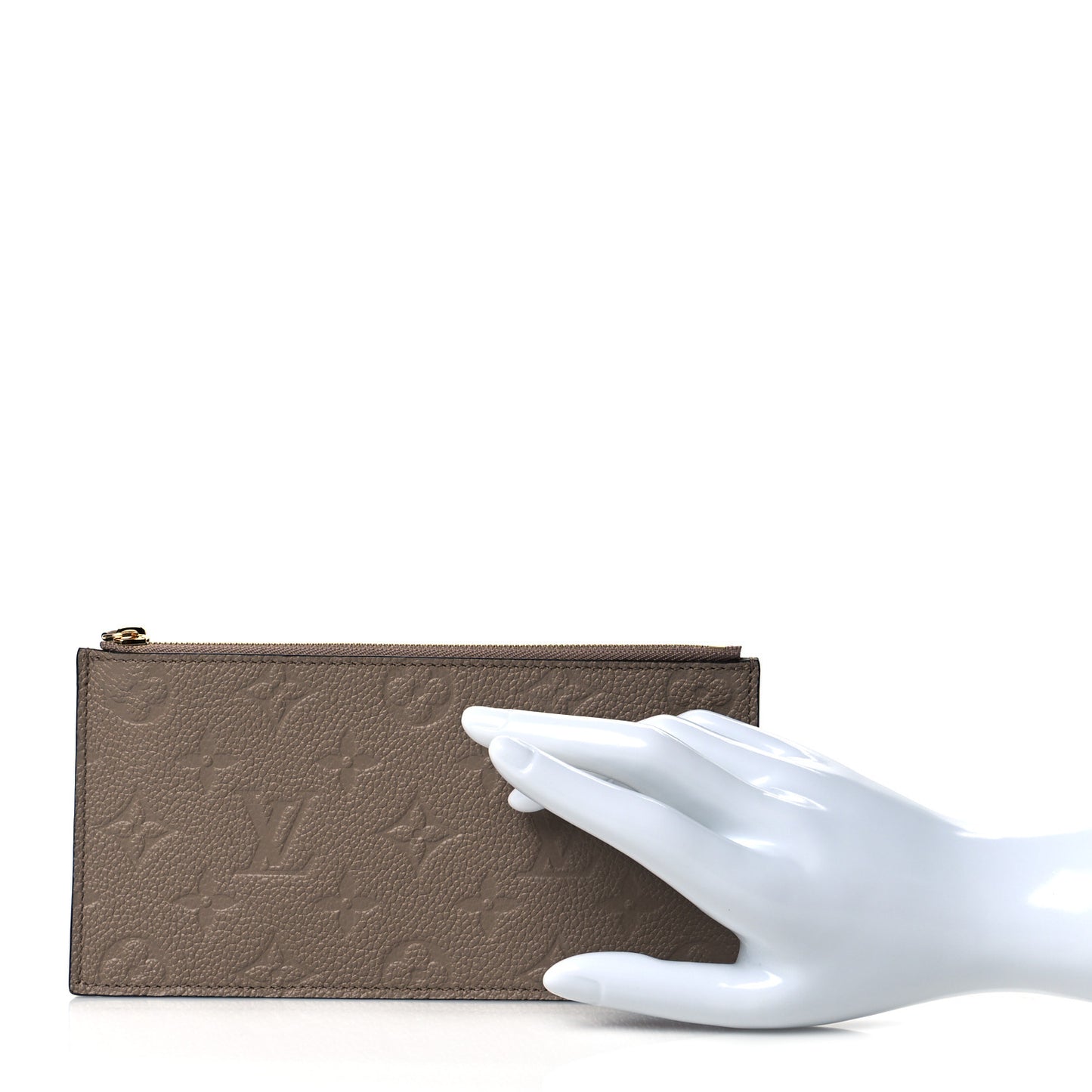 Empreinte Felicie Chain Wallet Zippered Insert Tourterelle