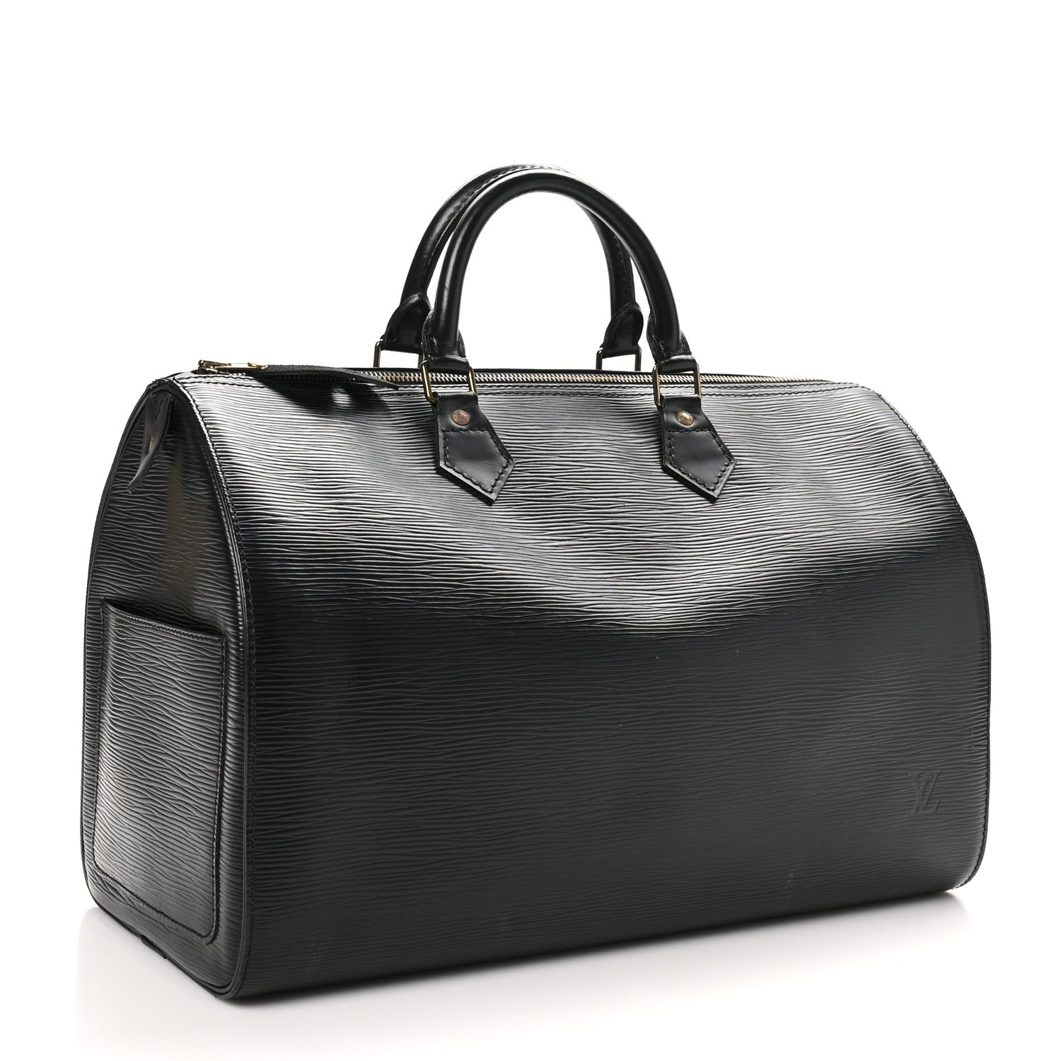 Louis Vuitton Epi Speedy 35 Black 2 of 11