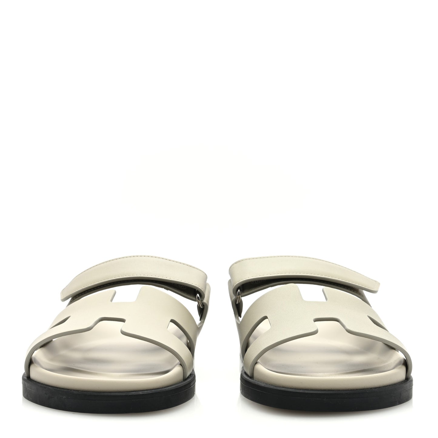 Calfskin Womens Chypre Sandals 39.5 Beige Esquisse