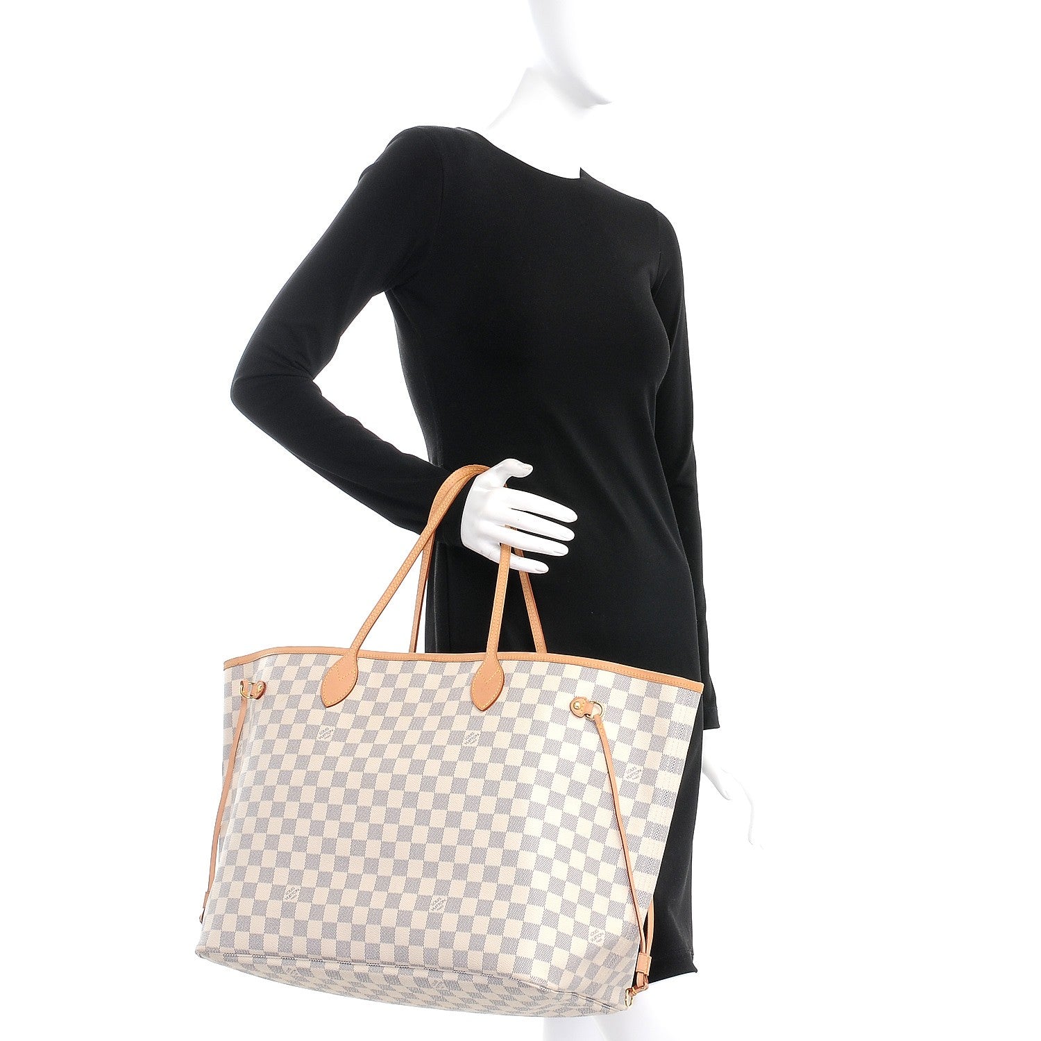 Louis Vuitton Damier Azur Neverfull GM 2 of 7