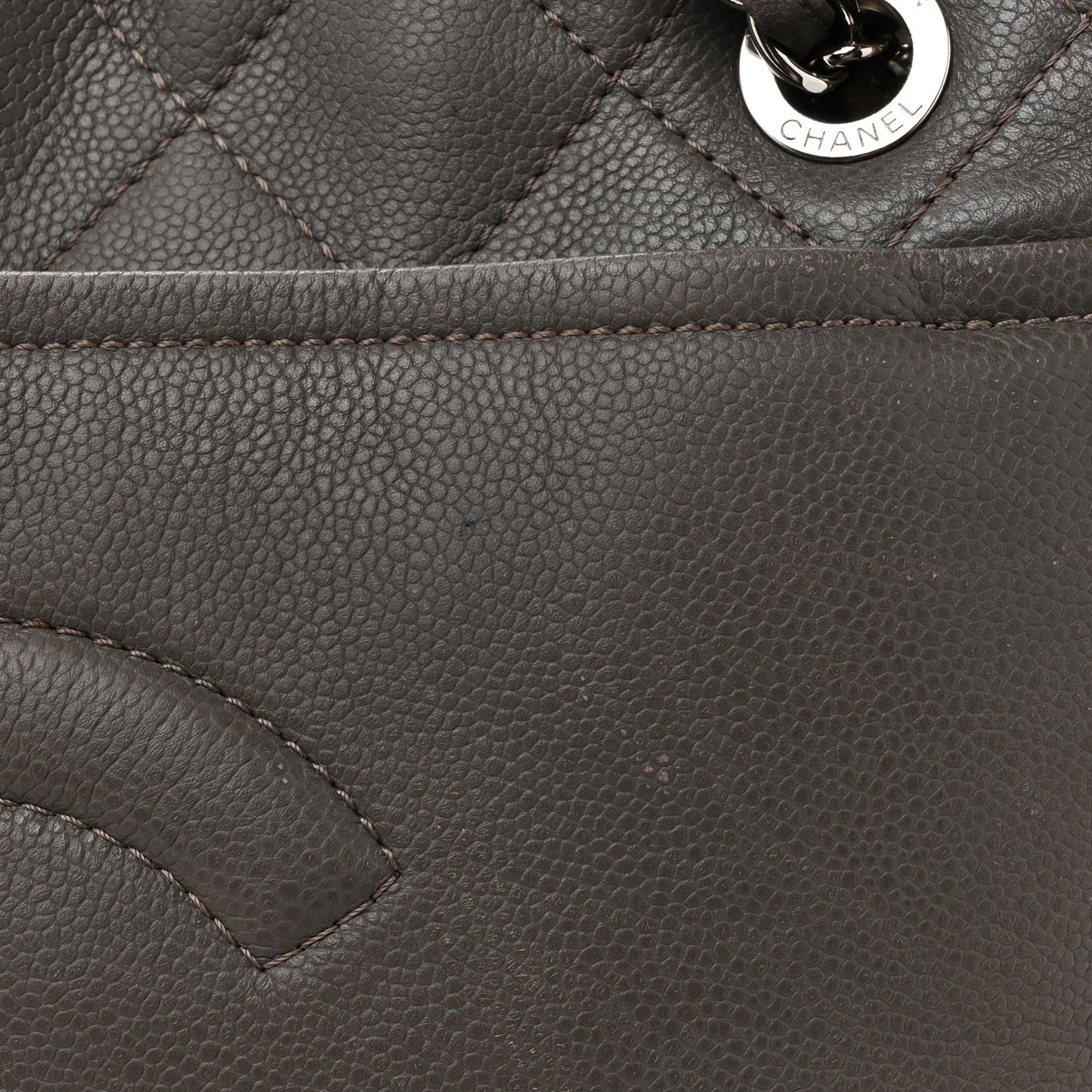 Caviar Timeless CC Soft Tote Dark Grey