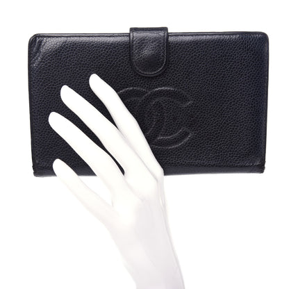 Chanel Caviar Timeless CC French Wallet Black 2 of 10