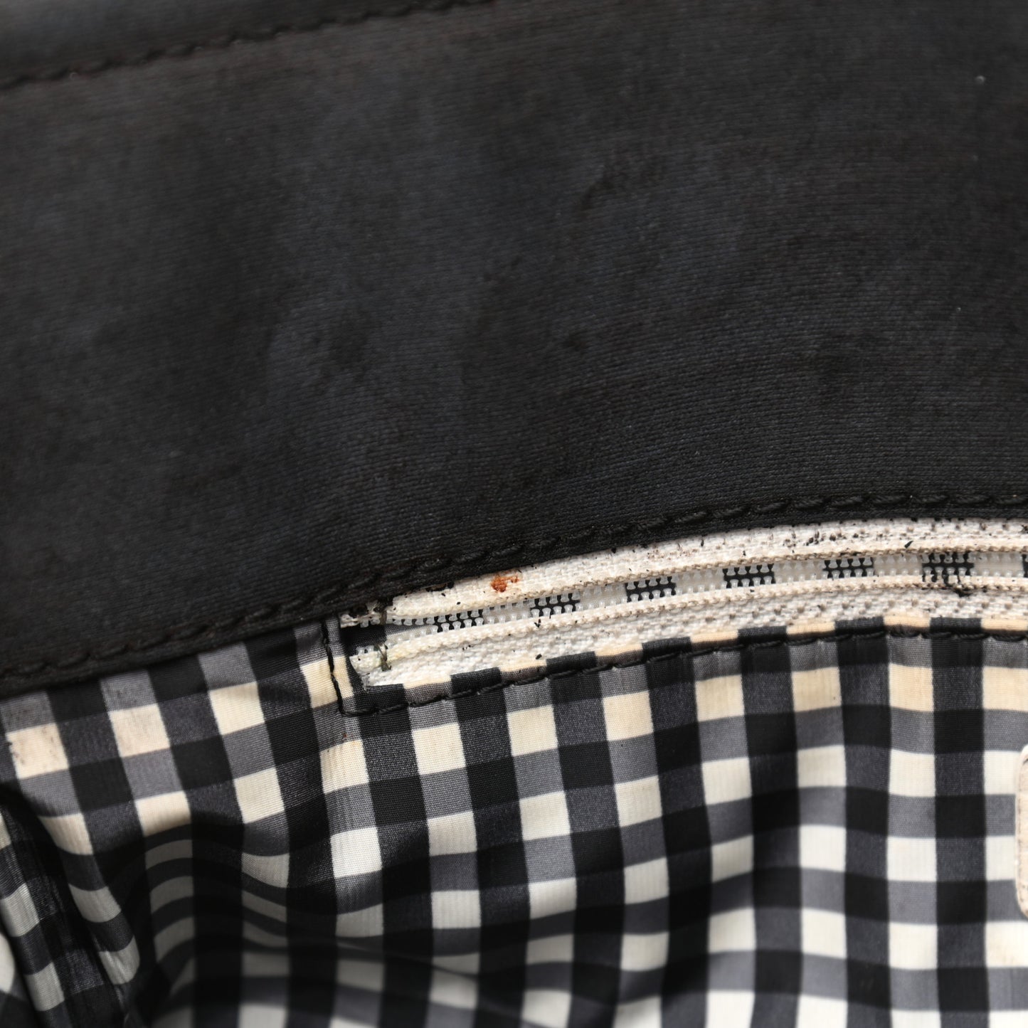 Canvas Lipstick Ligne Tote Black